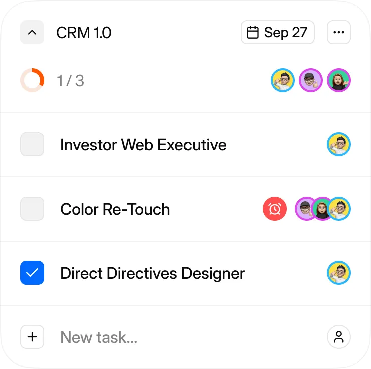 Task List Component