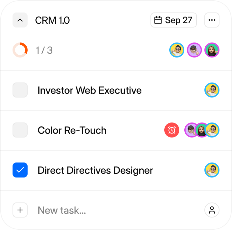 Task List Component